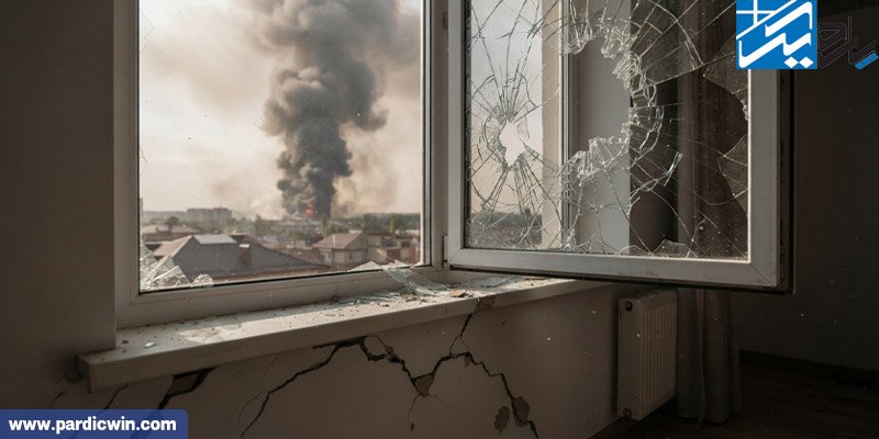 موج انفجار چگونه به شیشه و پنجره آسیب می‌زند؟ | پاردیک وین